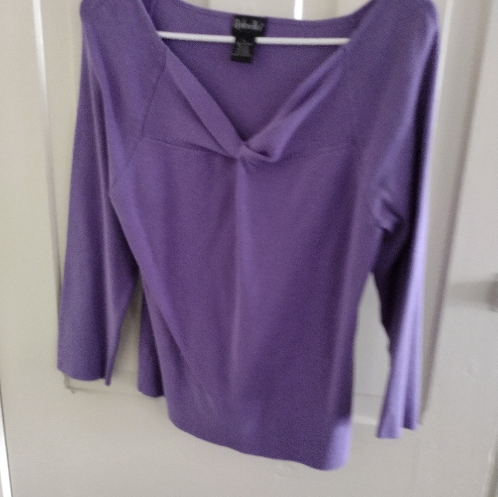 Rafaella Purple light sweater size L good condition
